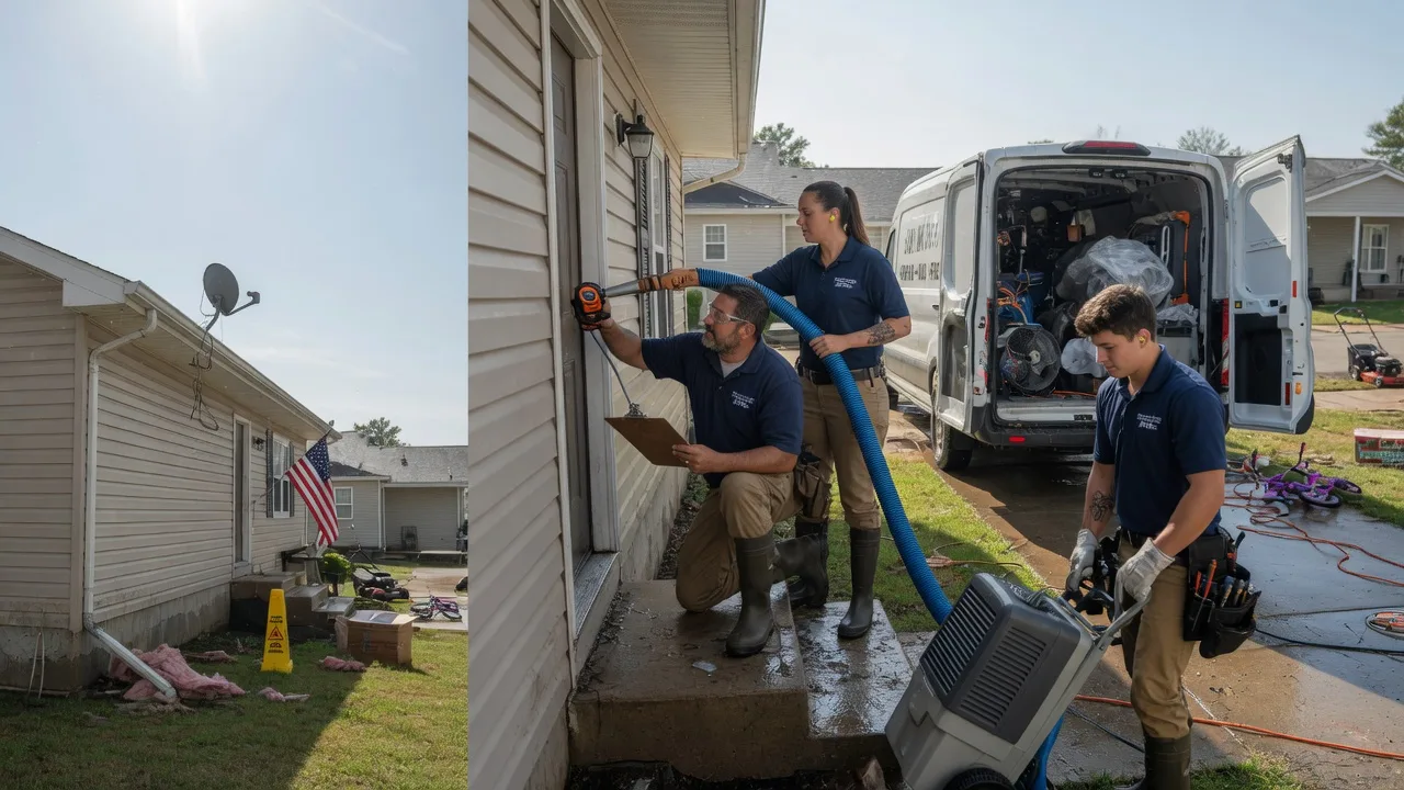 Ceiling Water Damage Restoration in Woodward, OK near me